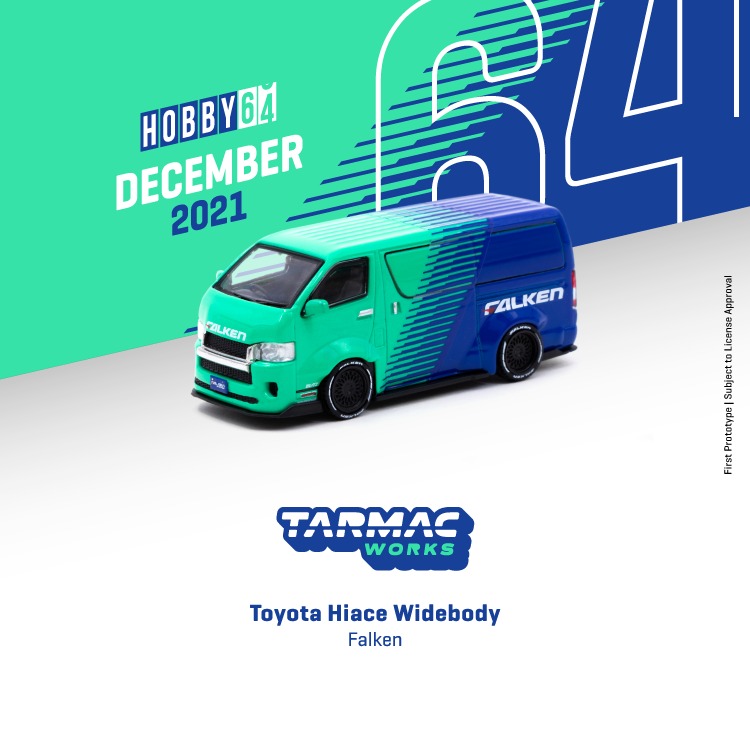 TARMAC WORKS - TOYOTA HIACE WIDEBODY FALKEN